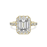 Romantic Halo Engagement Ring - The Better Diamonds