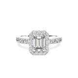 Romantic Halo Engagement Ring - The Better Diamonds