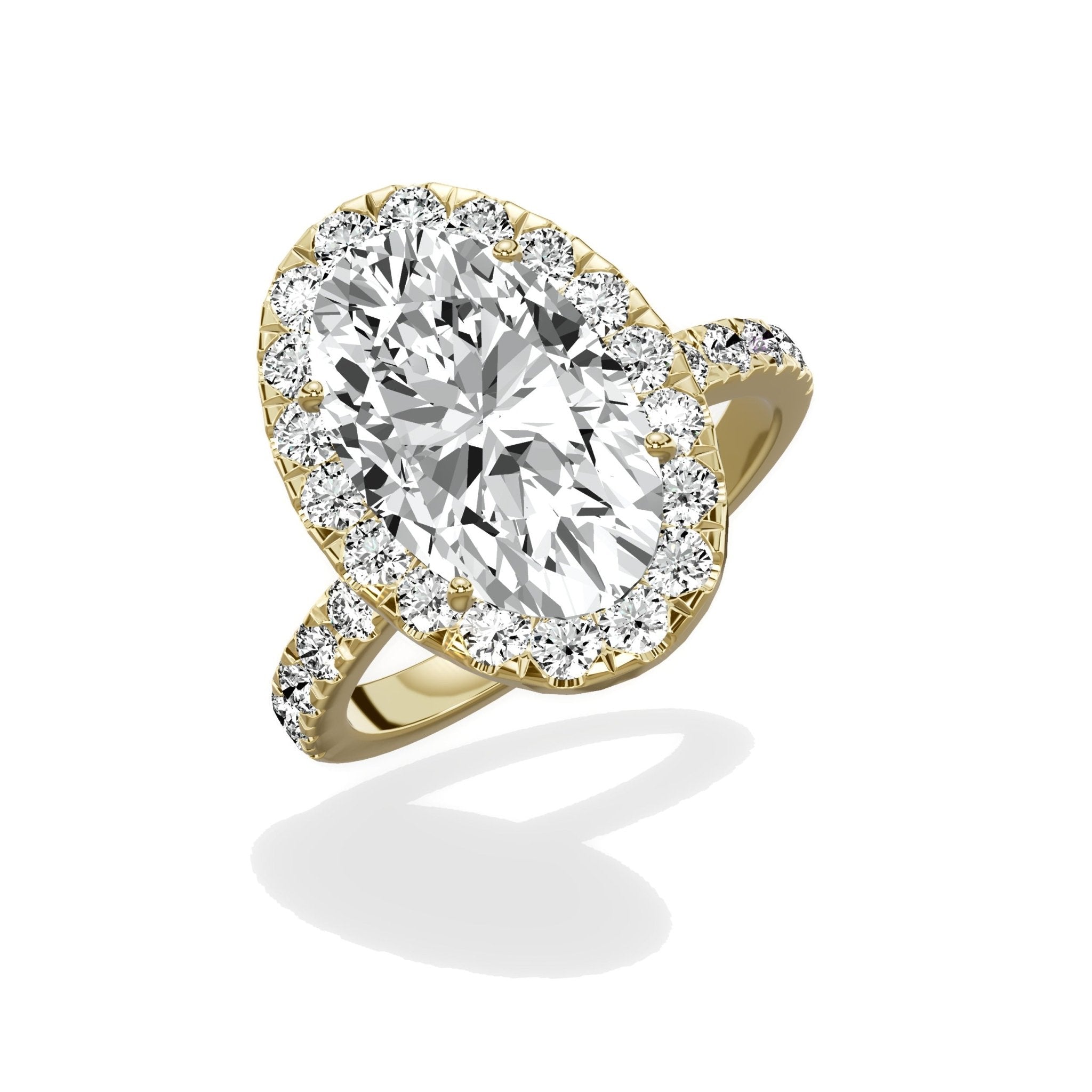 Romantic Halo Engagement Ring - The Better Diamonds