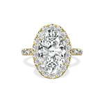 Romantic Halo Engagement Ring - The Better Diamonds