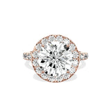 Romantic Halo Engagement Ring - The Better Diamonds