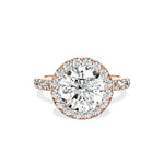 Romantic Halo Engagement Ring - The Better Diamonds