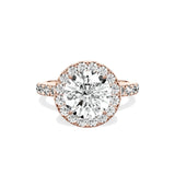 Romantic Halo Engagement Ring - The Better Diamonds