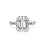 Romantic Halo Engagement Ring - The Better Diamonds