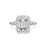 Romantic Halo Engagement Ring - The Better Diamonds