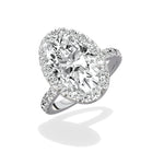 Romantic Halo Engagement Ring - The Better Diamonds