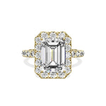 Romantic Halo Engagement Ring - The Better Diamonds