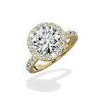 Romantic Halo Engagement Ring - The Better Diamonds