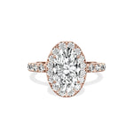 Romantic Halo Engagement Ring - The Better Diamonds