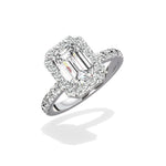 Romantic Halo Engagement Ring - The Better Diamonds