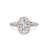 Romantic Halo Engagement Ring - The Better Diamonds