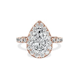 Romantic Halo Engagement Ring - The Better Diamonds