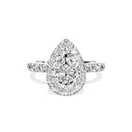 Romantic Halo Engagement Ring - The Better Diamonds