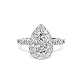 Romantic Halo Engagement Ring - The Better Diamonds