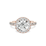 Romantic Halo Engagement Ring - The Better Diamonds