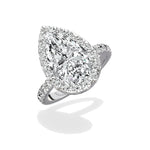 Romantic Halo Engagement Ring - The Better Diamonds