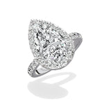Romantic Halo Engagement Ring - The Better Diamonds