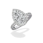 Romantic Halo Engagement Ring - The Better Diamonds