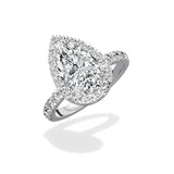Romantic Halo Engagement Ring - The Better Diamonds