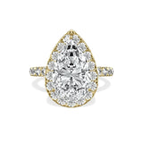 Romantic Halo Engagement Ring - The Better Diamonds