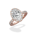 Romantic Halo Engagement Ring - The Better Diamonds