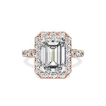 Romantic Halo Engagement Ring - The Better Diamonds