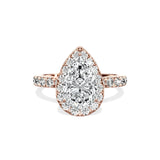 Romantic Halo Engagement Ring - The Better Diamonds