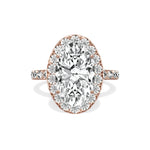 Romantic Halo Engagement Ring - The Better Diamonds