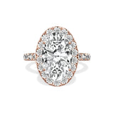 Romantic Halo Engagement Ring - The Better Diamonds
