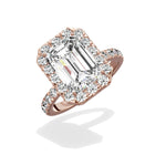 Romantic Halo Engagement Ring - The Better Diamonds