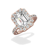 Romantic Halo Engagement Ring - The Better Diamonds