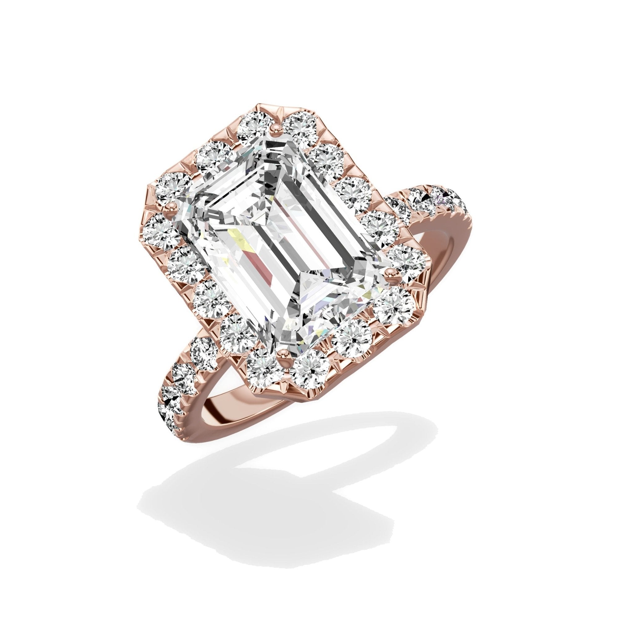 Romantic Halo Engagement Ring - The Better Diamonds