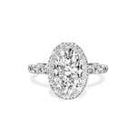 Romantic Halo Engagement Ring - The Better Diamonds