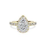 Romantic Halo Engagement Ring - The Better Diamonds