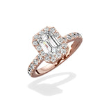 Romantic Halo Engagement Ring - The Better Diamonds
