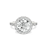 Romantic Halo Engagement Ring - The Better Diamonds