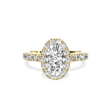 Romantic Halo Engagement Ring - The Better Diamonds