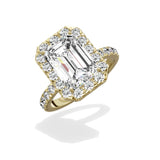 Romantic Halo Engagement Ring - The Better Diamonds