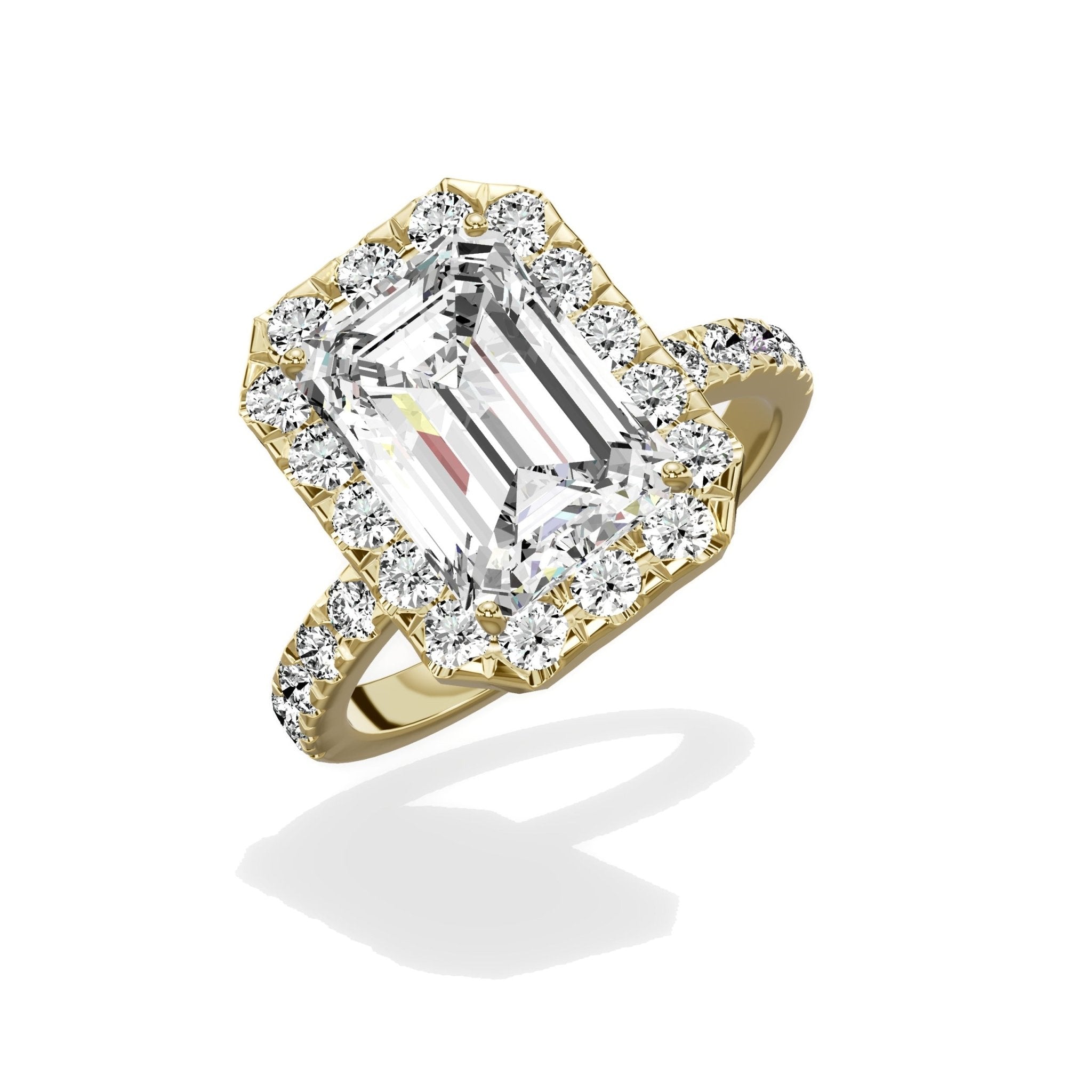 Romantic Halo Engagement Ring - The Better Diamonds