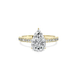 Rose Hidden Halo Engagement Ring - The Better Diamonds