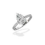 Rose Hidden Halo Engagement Ring - The Better Diamonds