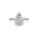 Rose Hidden Halo Engagement Ring - The Better Diamonds