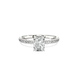 Rose Hidden Halo Engagement Ring - The Better Diamonds