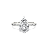 Rose Hidden Halo Engagement Ring - The Better Diamonds