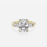 Baguette Three Stone Engagement Ring