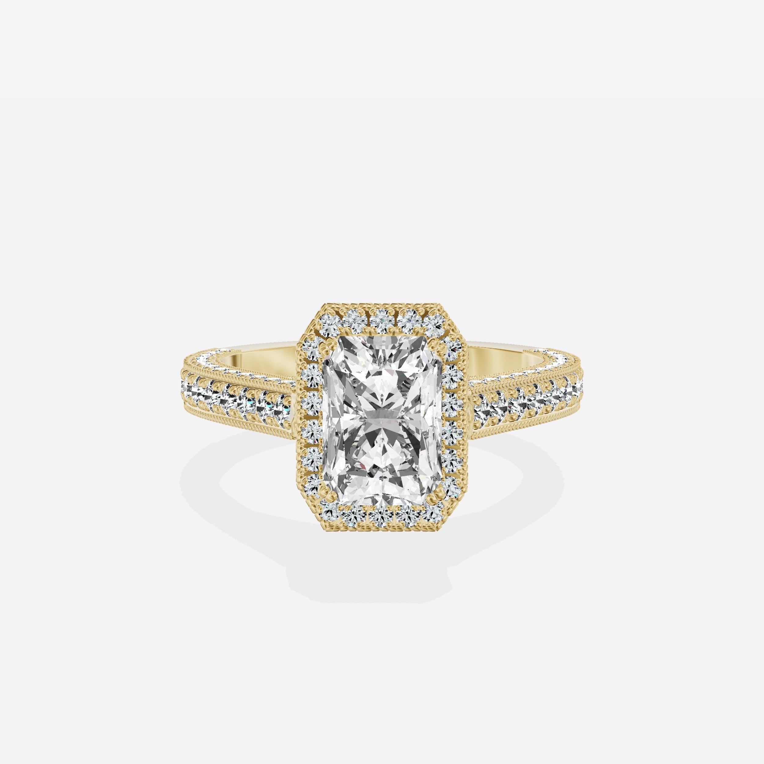 Royalty Vintage Style Engagement Ring