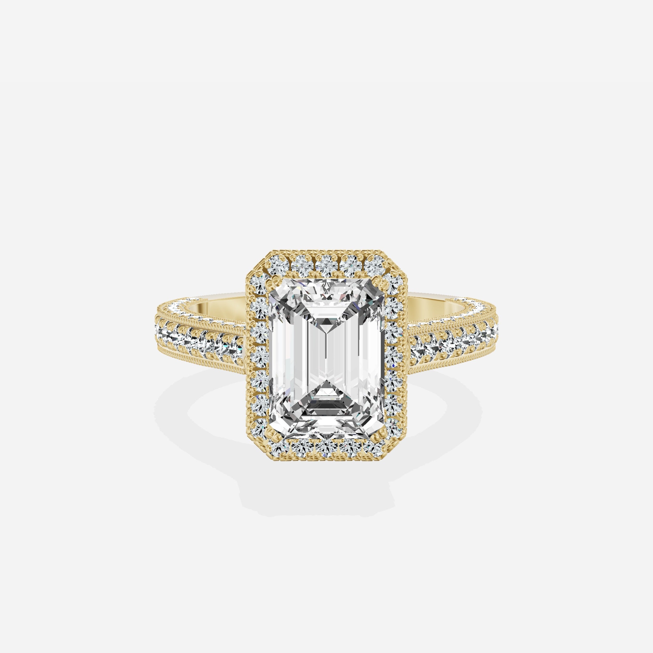 Royalty Vintage Style Engagement Ring