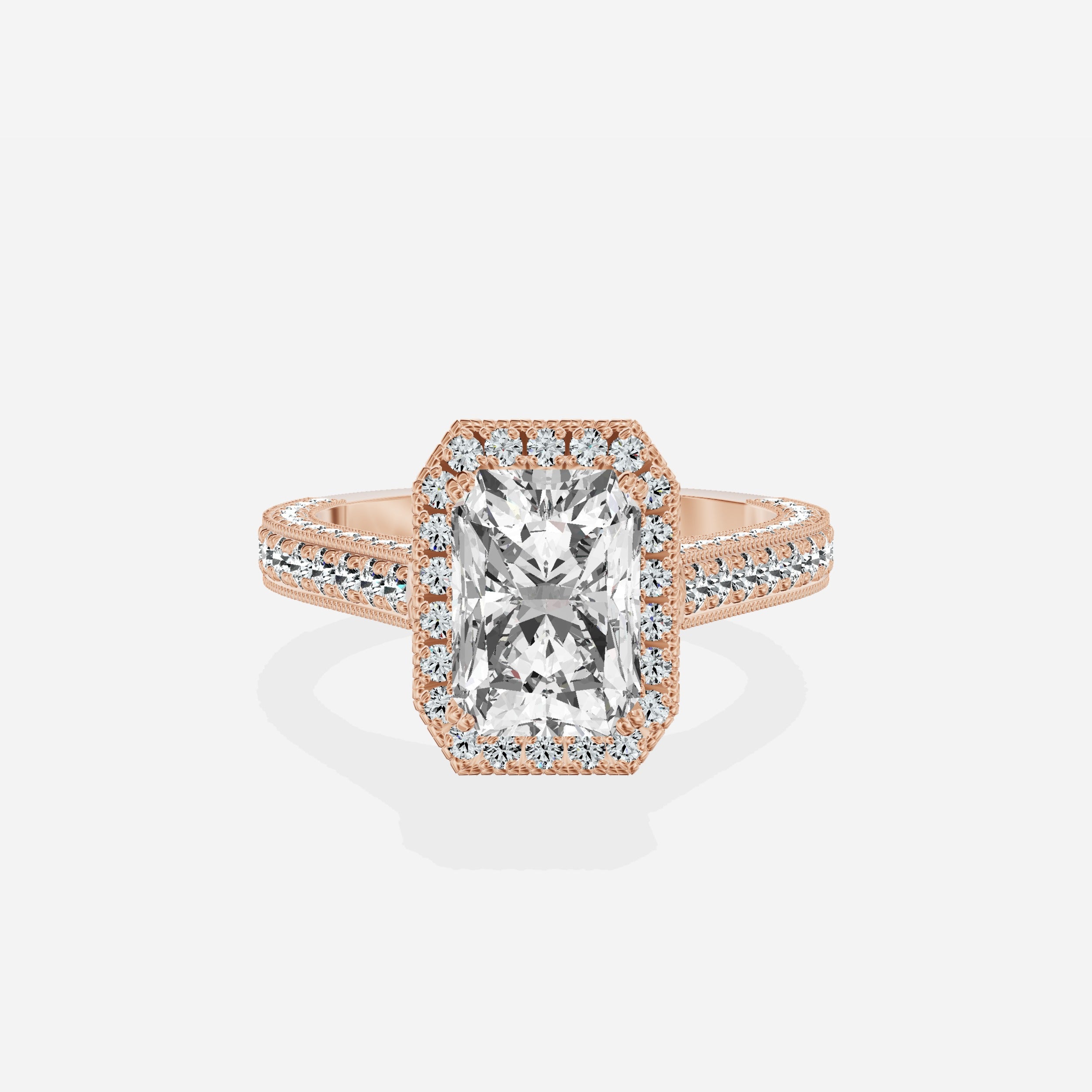 Royalty Vintage Style Engagement Ring
