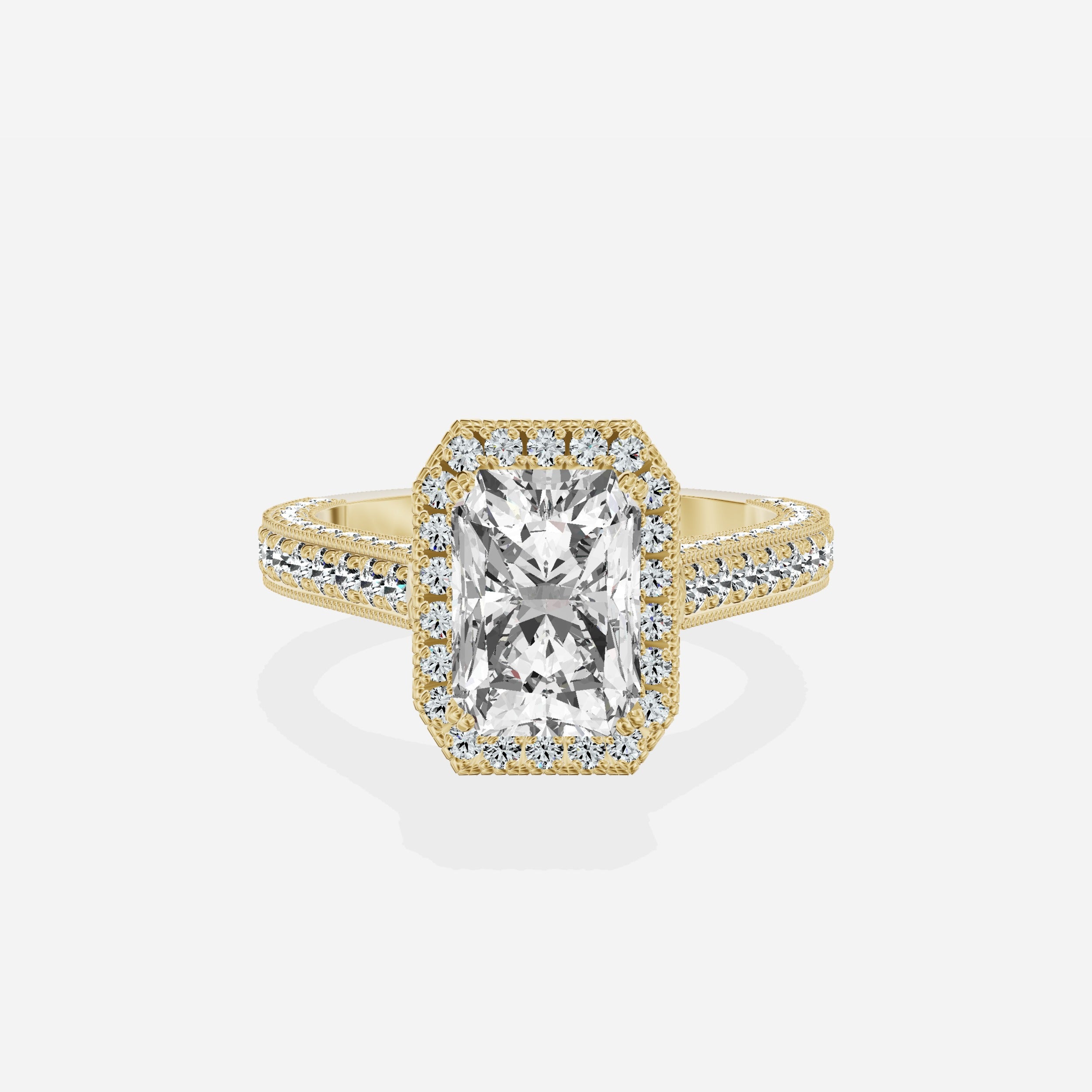 Royalty Vintage Style Engagement Ring
