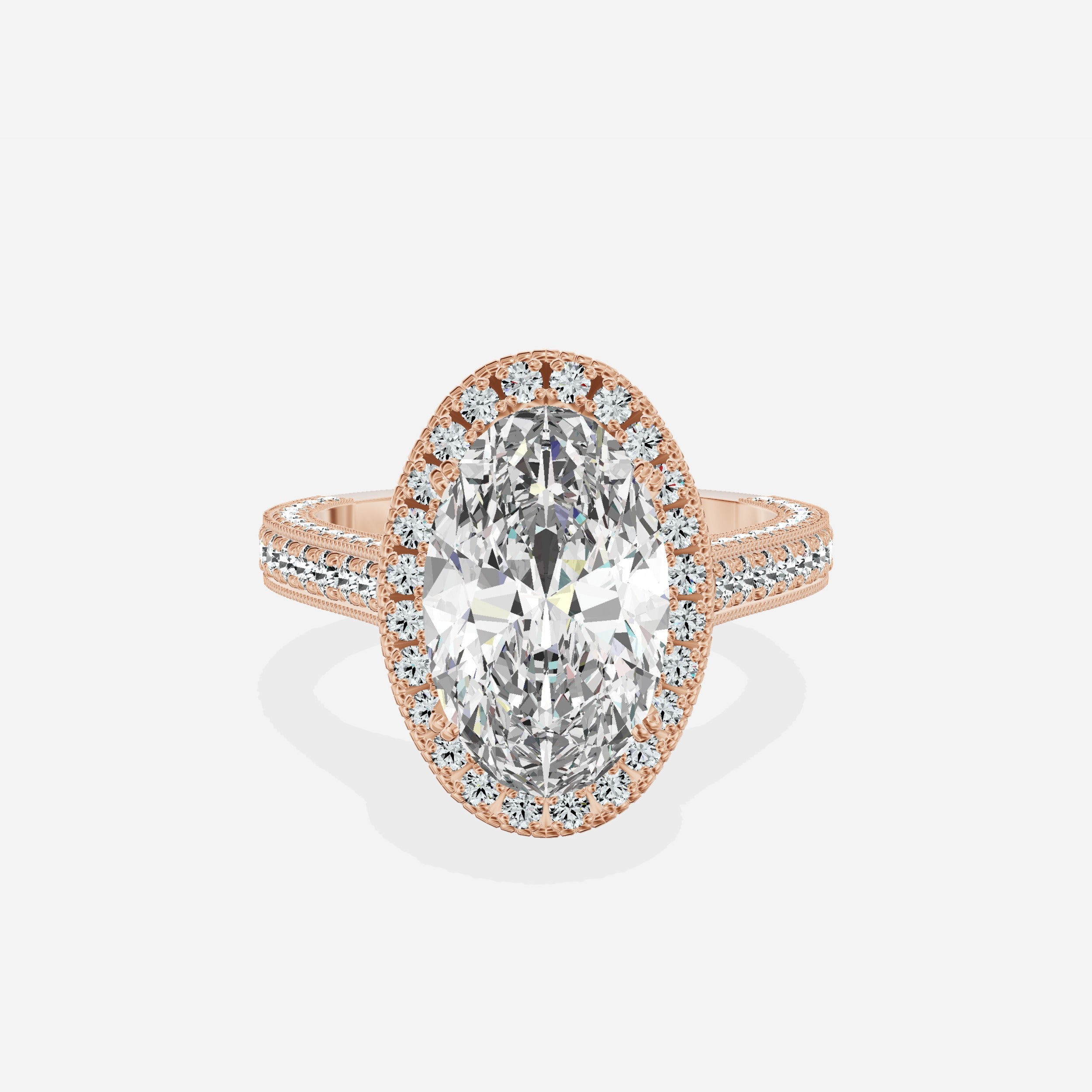 Royalty Vintage Style Engagement Ring